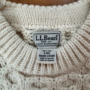 L.L. Bean Men's Fisherman Sweater S